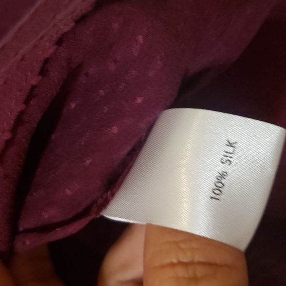 Emile-D Top Basket weave top dark plum - Picture 5 of 11